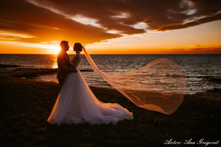 Matrimoni indimenticabili in riva al mare a Villa Valdepian, Istria.